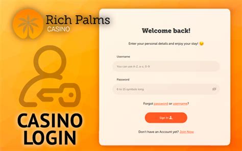 rich palms casino log in|Lobby .
